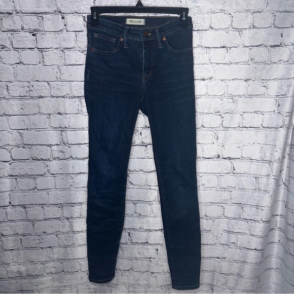 Madewell Jeans 9” High Rise Skinny in Atlantic Size 25 Sold Out in Stores - Picture 8 of 16
